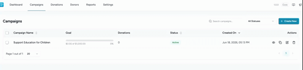 Creating and Managing Campaigns in SureDonation