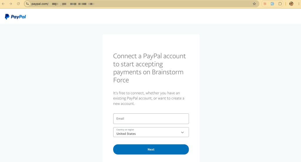 Connecting PayPal in SureDonation Connect PayPal to Brainstorm Force