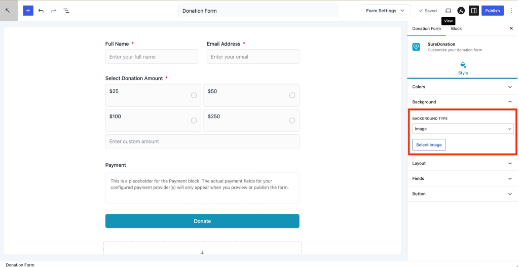 How to Style a Donation Form