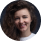 Smiling woman with curly hair